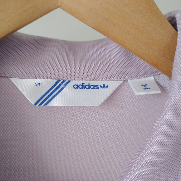 Adidas Ruffle Lilac Track Jacket Full Zip Size Small - Picture 11 of 12